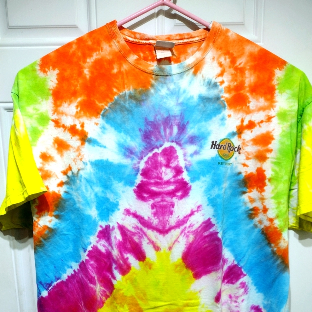 Hard Rock Cafe Key West Tie Dye T-shirt Size 3XL
